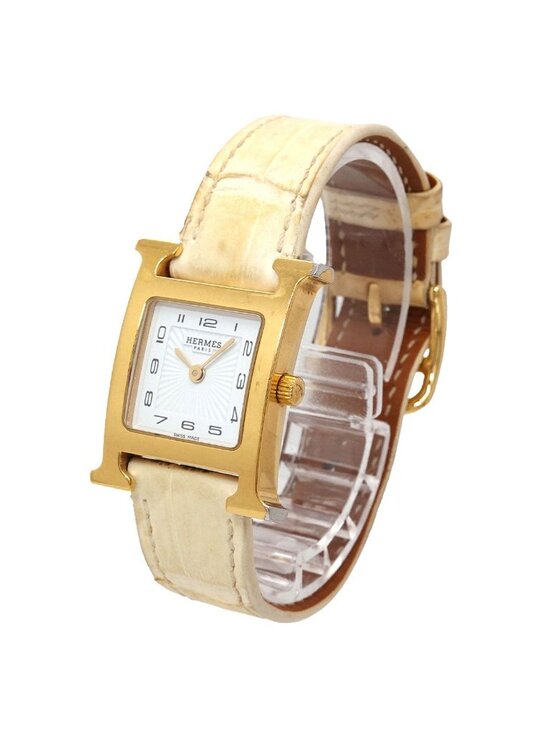 Hermes Watch Hh1 201 White Quartz